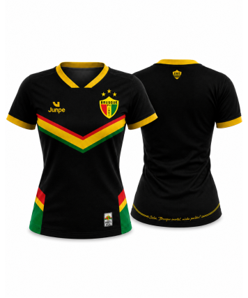CAMISA DE JOGO BRUSQUE PRETA BABY LOOK